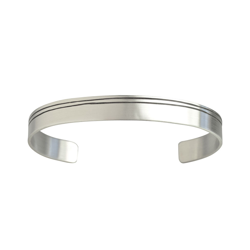 Lineage Double Line Modern Cuff Bracelet - Element Cottage