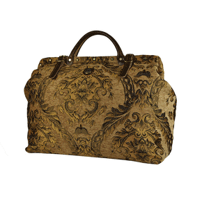 Small Victorian Traveler Handbag - Dark Gold - Element Cottage